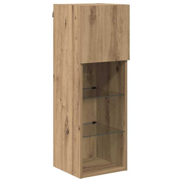 Wandmontierter TV-Schrank Artisan Eiche 90cm