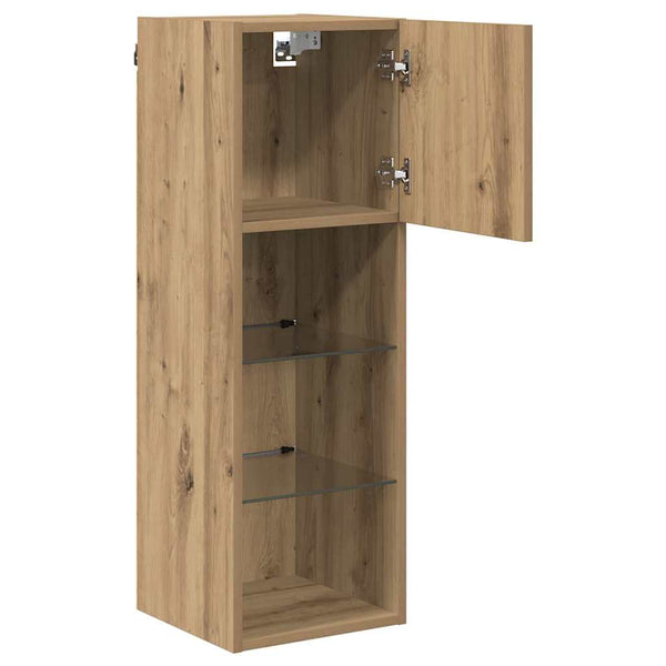 Wandmontierter TV-Schrank Artisan Eiche 90cm