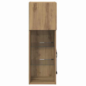 Wandmontierter TV-Schrank Artisan Eiche 90cm