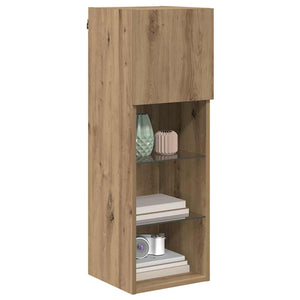 Wandmontierter TV-Schrank Artisan Eiche 90cm