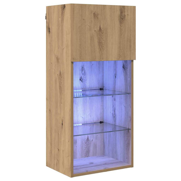 Wandmontierter TV-Schrank Artisan Eiche 90cm