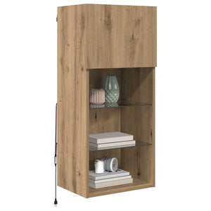 Wandmontierter TV-Schrank Artisan Eiche 90cm