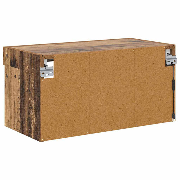LED TV-Schrank Altholz 60cm