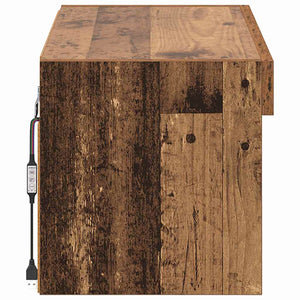 LED TV-Schrank Altholz 60cm