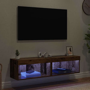 TV-Schrank Set Altholz 60 cm