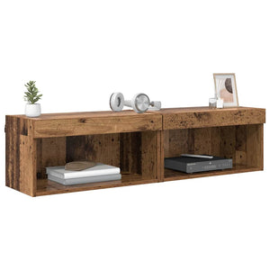 TV-Schrank Set Altholz 60 cm