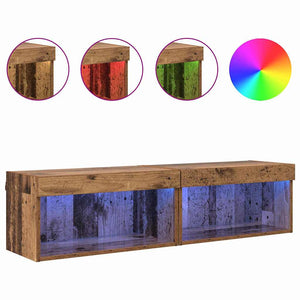 TV-Schrank Set Altholz 60 cm
