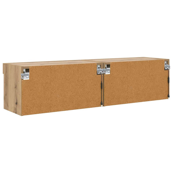 TV-Schrank Set Eiche 60x30 cm