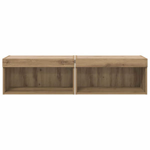 TV-Schrank Set Eiche 60x30 cm