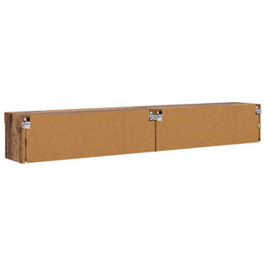 vidaXL Meuble TV 2 pcs bois de récupération 100 x 30 x 30 cm bois d'ingénierie