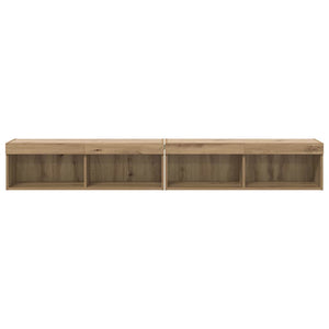 LED TV-Schrank Set Artisan Eiche