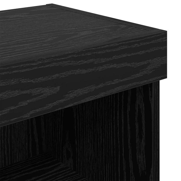 TV-Schrank Set 2tlg. Schwarz Eiche Optik 100cm