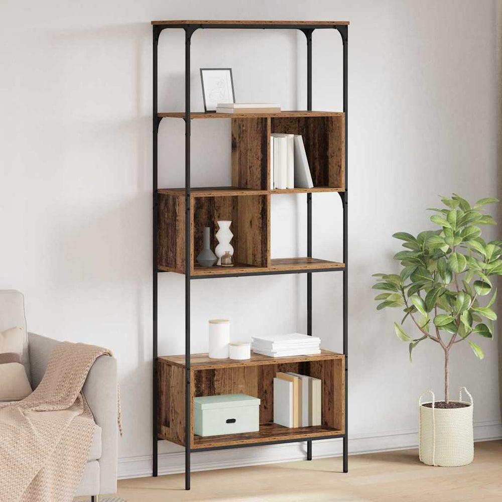 Bücherregal Altholz, 188,5 cm hoch