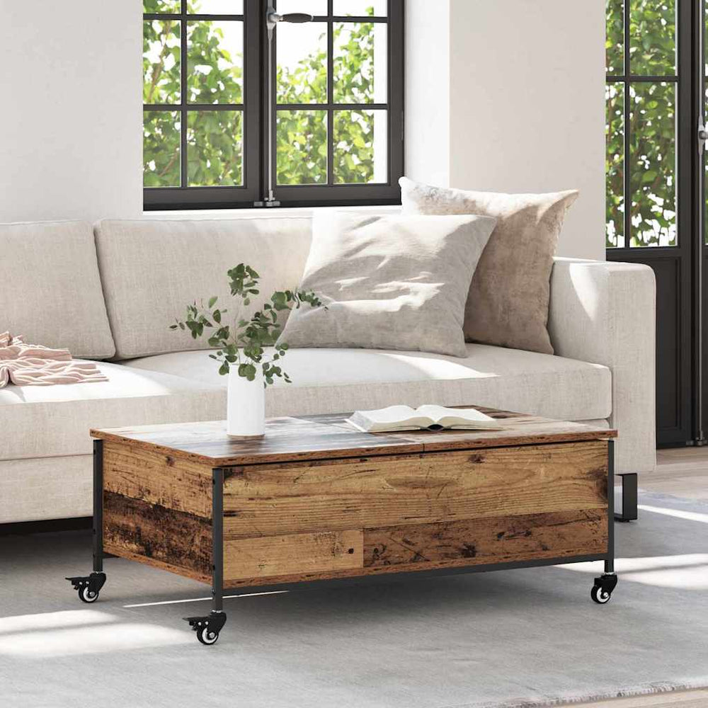 Couchtisch Altholz 91x55 cm