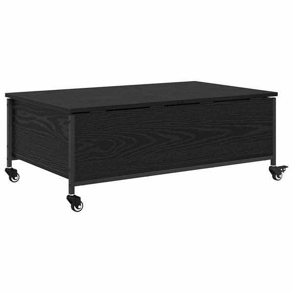 Schwarzer Couchtisch Eichenoptik