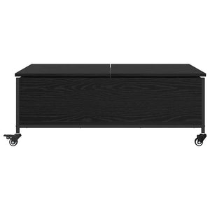 Schwarzer Couchtisch Eichenoptik