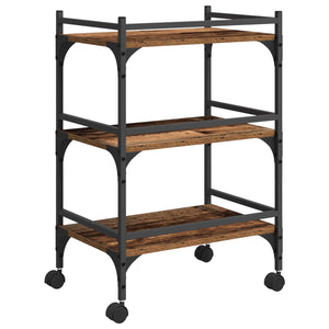 Küchenwagen Altholz 50x35x75,5 cm