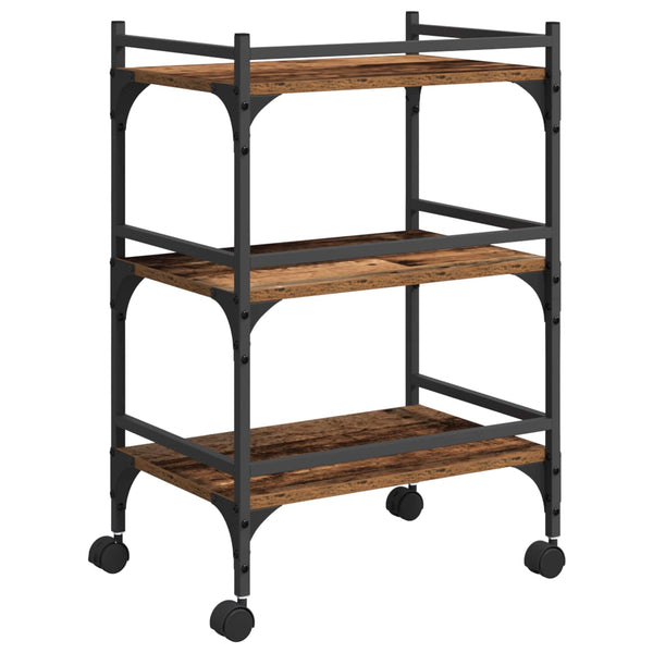 Küchenwagen Altholz 50x35x75,5 cm