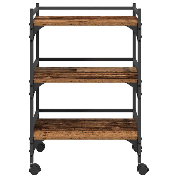 Küchenwagen Altholz 50x35x75,5 cm