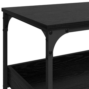 Küchentrolley Schwarz Eichenoptik 60cm