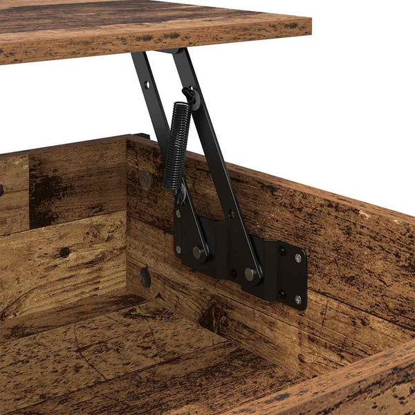 vidaXL Table basse en bois de récupération 100 x 55 x 48,5 cm en bois d'ingénierie