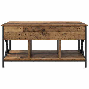 vidaXL Table basse en bois de récupération 100 x 55 x 48,5 cm en bois d'ingénierie