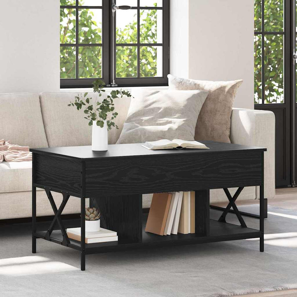 Couchtisch Schwarz Eiche 100x55 cm