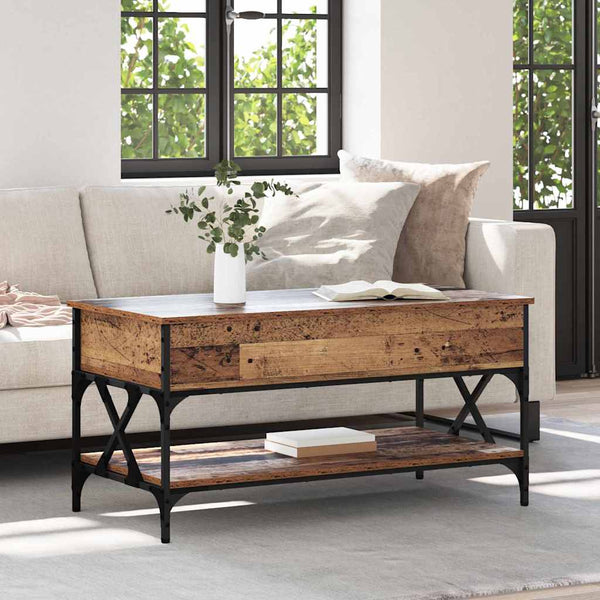 Couchtisch Altholz 100x50 cm