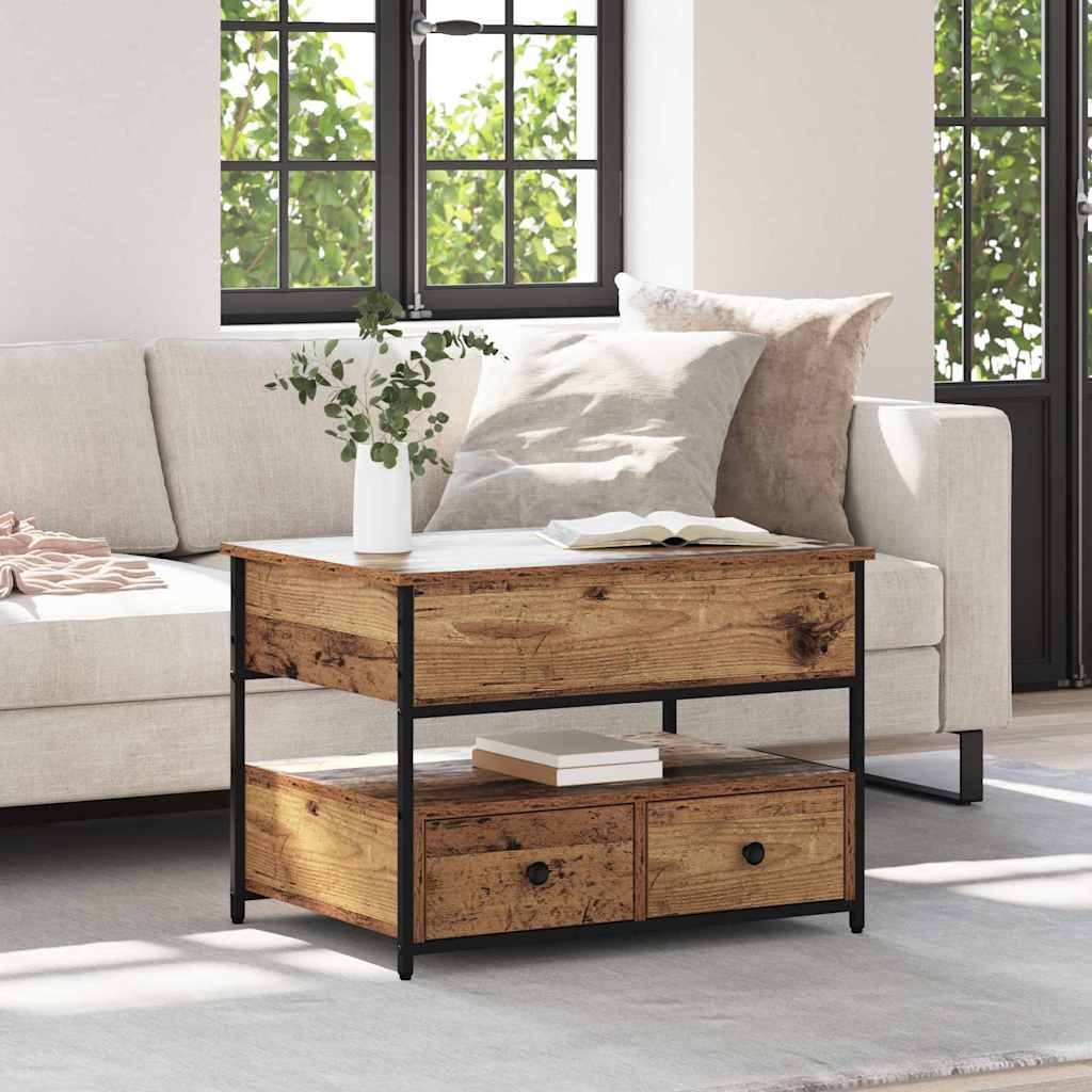 Couchtisch Altholz 70x50 cm