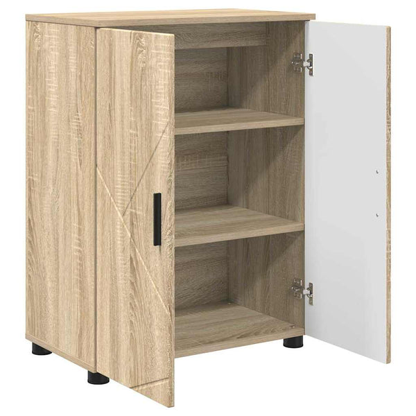 Badezimmerschrank Sonoma-Eiche 60x35x80cm