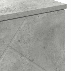 Badezimmerschrank Beton Grau 60x35x80 cm