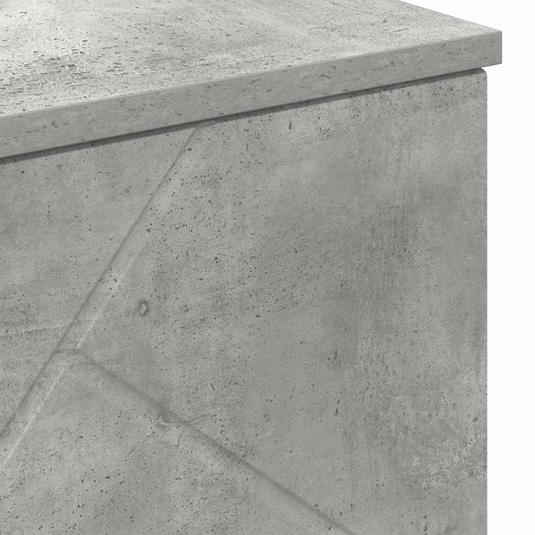Badezimmerschrank Beton Grau 60x35x80 cm