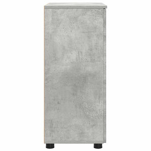 Badezimmerschrank Beton Grau 60x35x80 cm