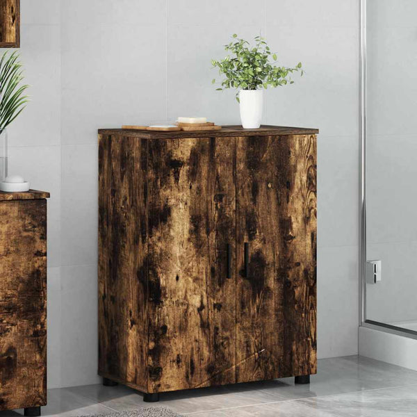 Badezimmerschrank Eiche 60x35x80 cm