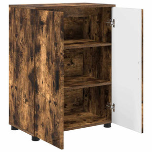 Badezimmerschrank Eiche 60x35x80 cm