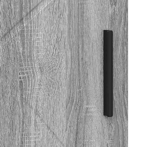 Badezimmerschrank Grau Sonoma 60x35x80 cm