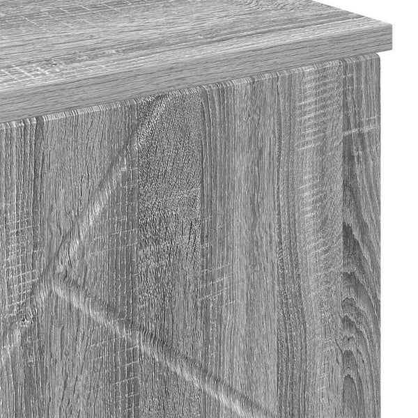Badezimmerschrank Grau Sonoma 60x35x80 cm