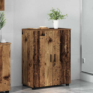 Badezimmerschrank Altholz 60x35x80 cm
