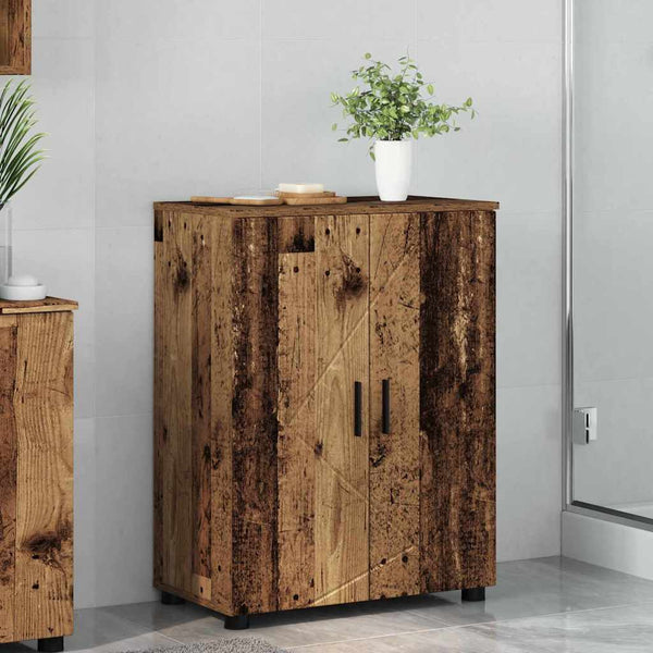 Badezimmerschrank Altholz 60x35x80 cm