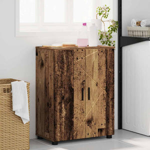 Badezimmerschrank Altholz 60x35x80 cm