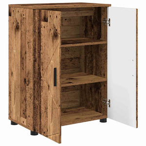 Badezimmerschrank Altholz 60x35x80 cm