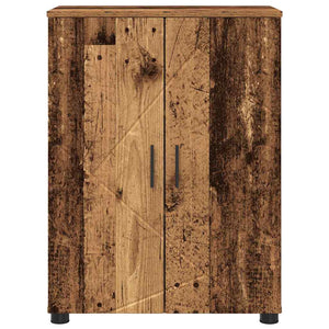 Badezimmerschrank Altholz 60x35x80 cm