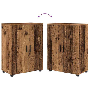 Badezimmerschrank Altholz 60x35x80 cm