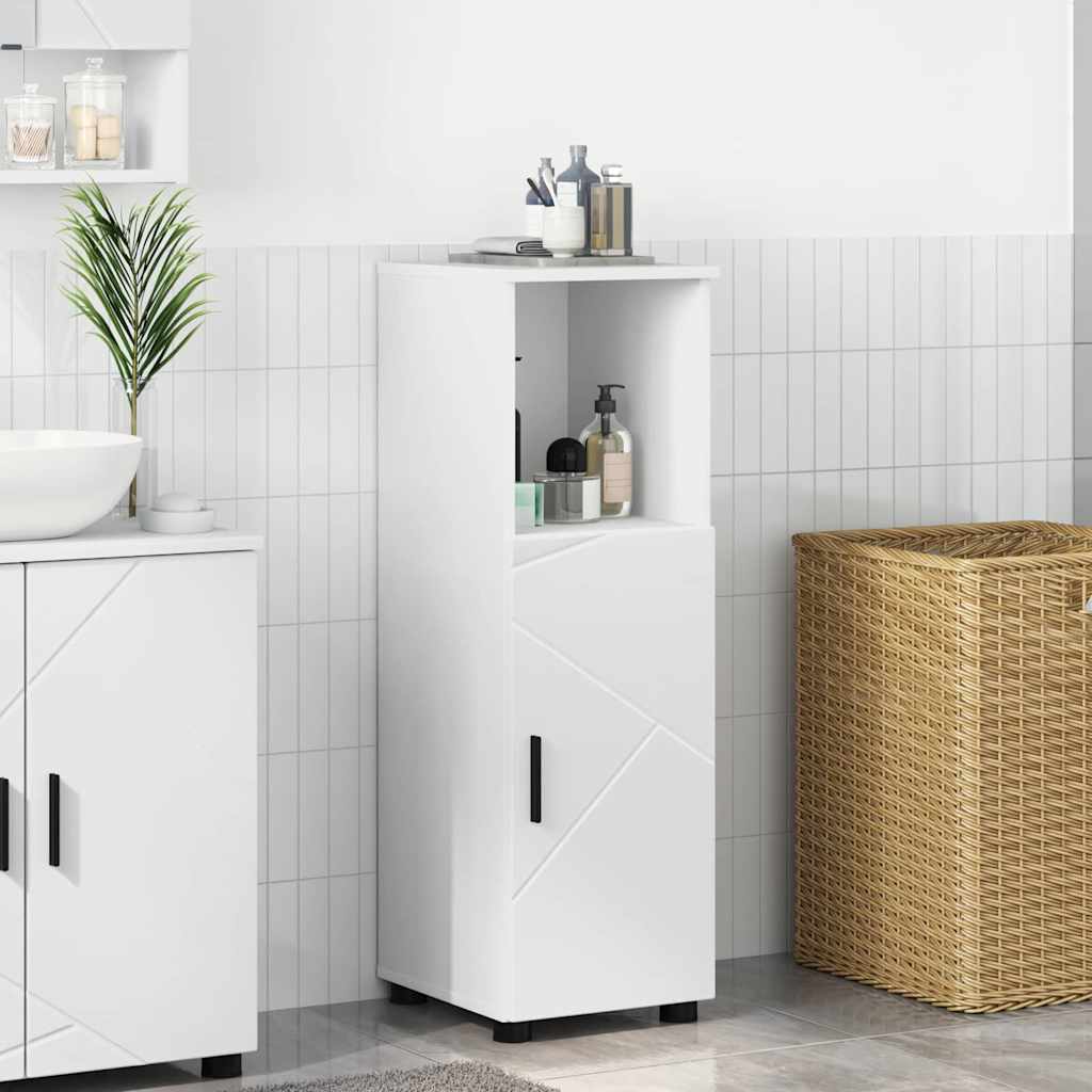 Weißer Badezimmerschrank 30x35x95cm