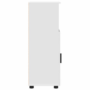 Weißer Badezimmerschrank 30x35x95cm