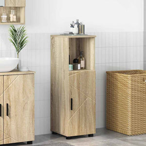 Badezimmerschrank Sonoma-Eiche 30x35x95 cm