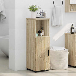 Badezimmerschrank Sonoma-Eiche 30x35x95 cm