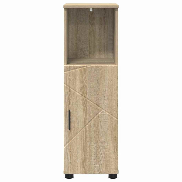 Badezimmerschrank Sonoma-Eiche 30x35x95 cm