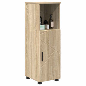 Badezimmerschrank Sonoma-Eiche 30x35x95 cm