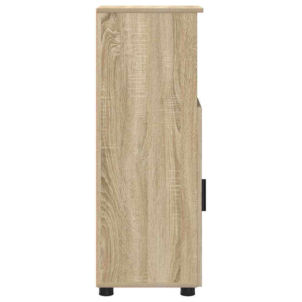 Badezimmerschrank Sonoma-Eiche 30x35x95 cm